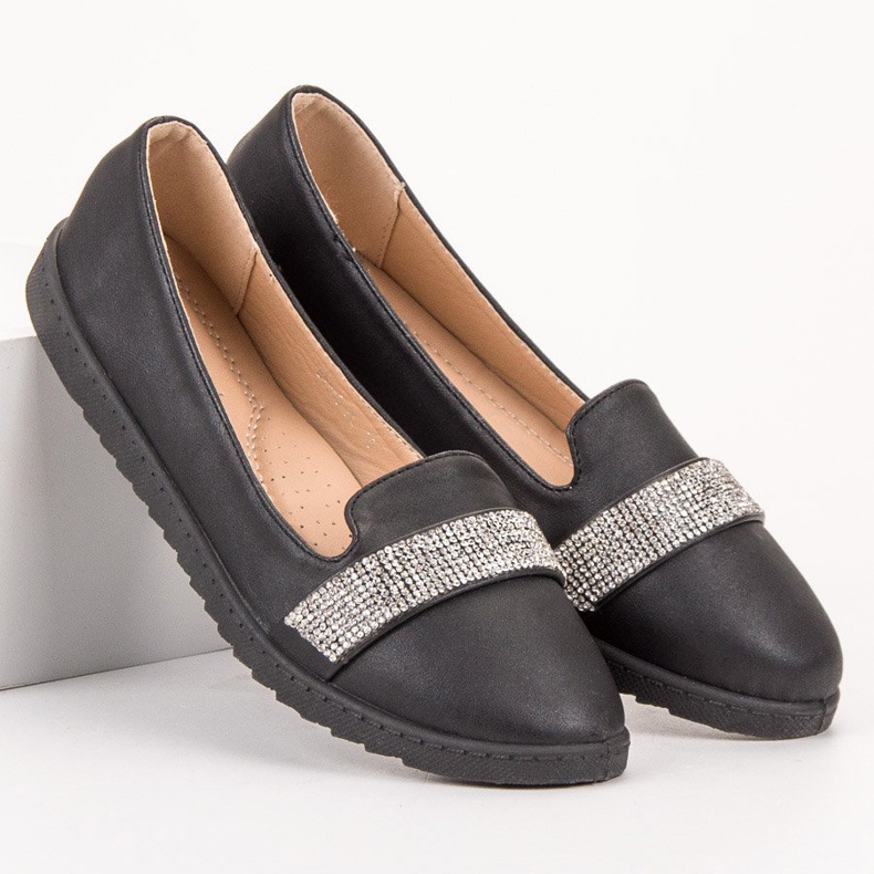 Queentina Gospodari s kristalima crna 1