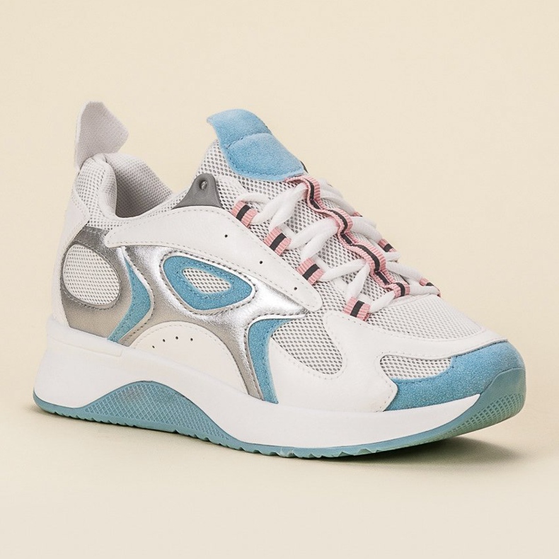 SHELOVET Udobne sportske cipele bijela plava 1