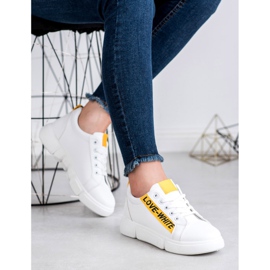 Jumex Udobne sportske cipele bijela 1