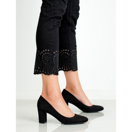 Queen Vivi Pumpe od antilopa crno 1