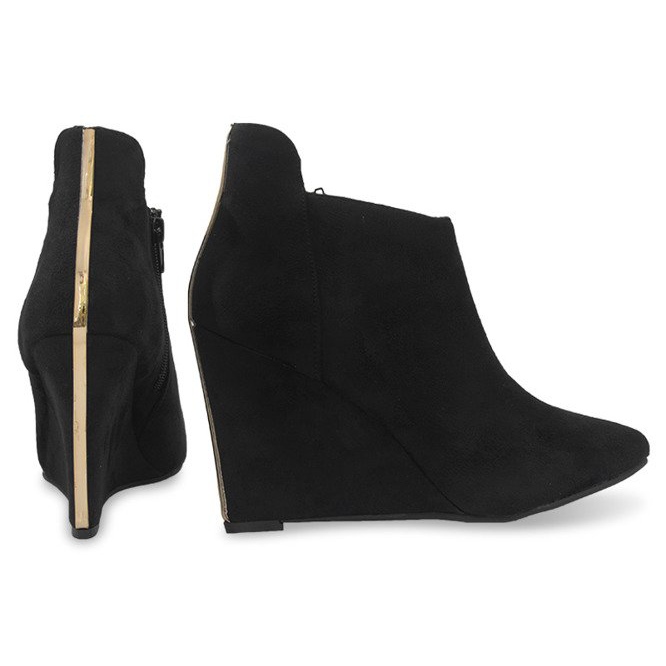 Crvene pumpe od antilopa TL01-1 Crna crno 1