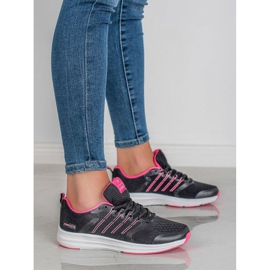 Ax Boxing Lagane sportske cipele crna ružičasta 1