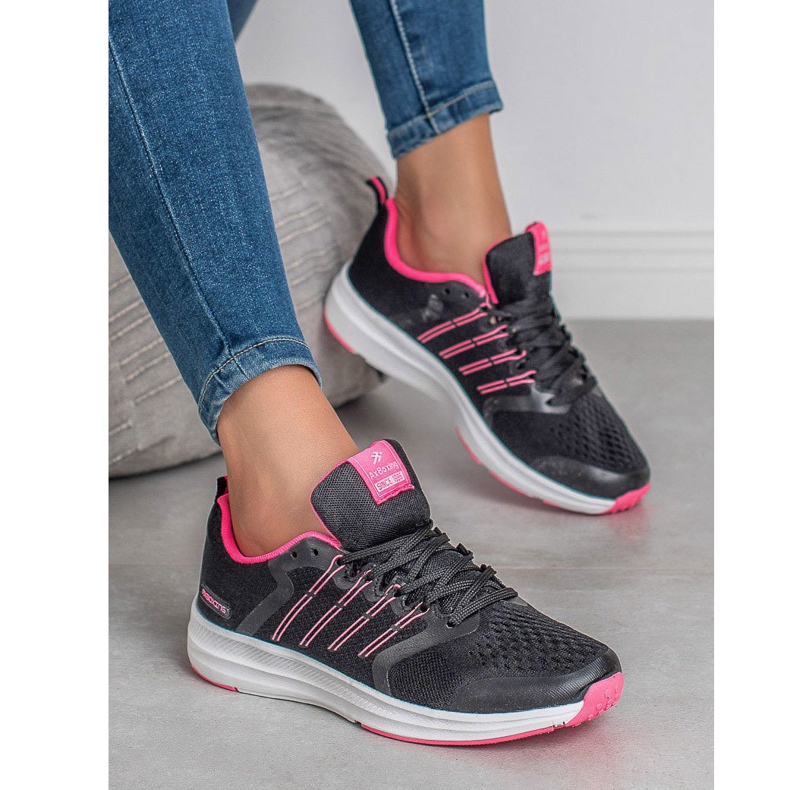 Ax Boxing Lagane sportske cipele crna ružičasta 2