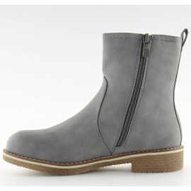 Sive ravne štikle 0-253 Sivo siva 2