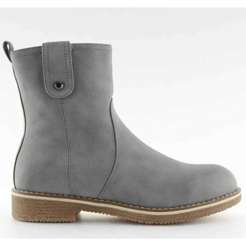 Sive ravne štikle 0-253 Sivo siva 1