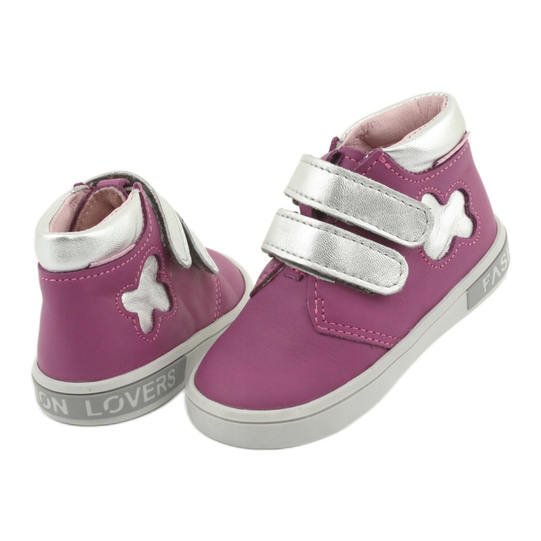 Čizme gležnjače Mazurek ružičasta siva 4