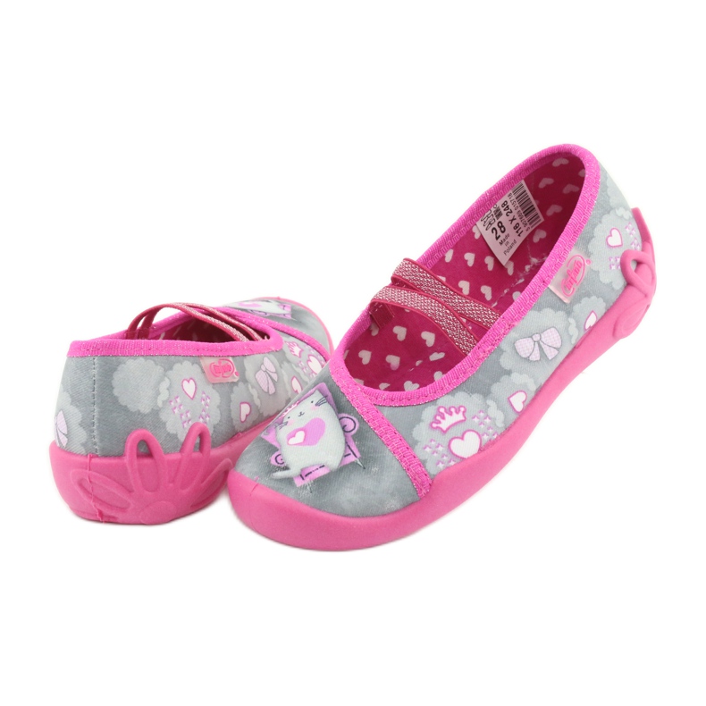 Befado dječje cipele 116X248 ružičasta siva 4