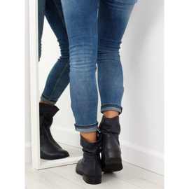 Tamnoplave ženske čizme 1127-PA DK.BLUE mornarsko plava 2