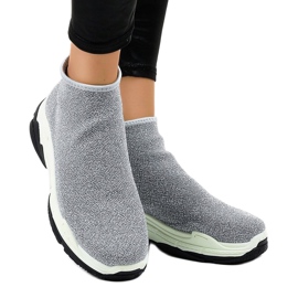 Sive sportske cipele s elastičnom trakom LA33P siva 2