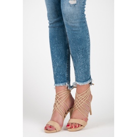 Vices Visoke pete od antilopa s uvezom bež 1