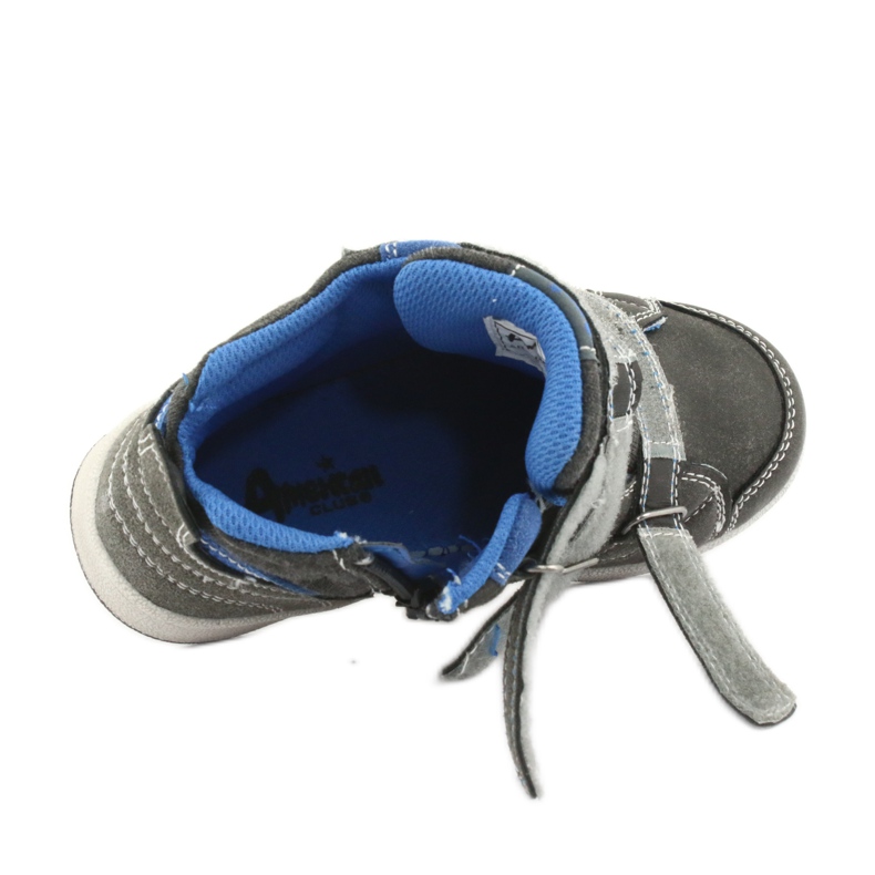 Visoke sportske cipele American Club ES, sive boje plava siva 5