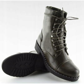 Zelene čizme s klinovima B0-193 Zelene zelena 1