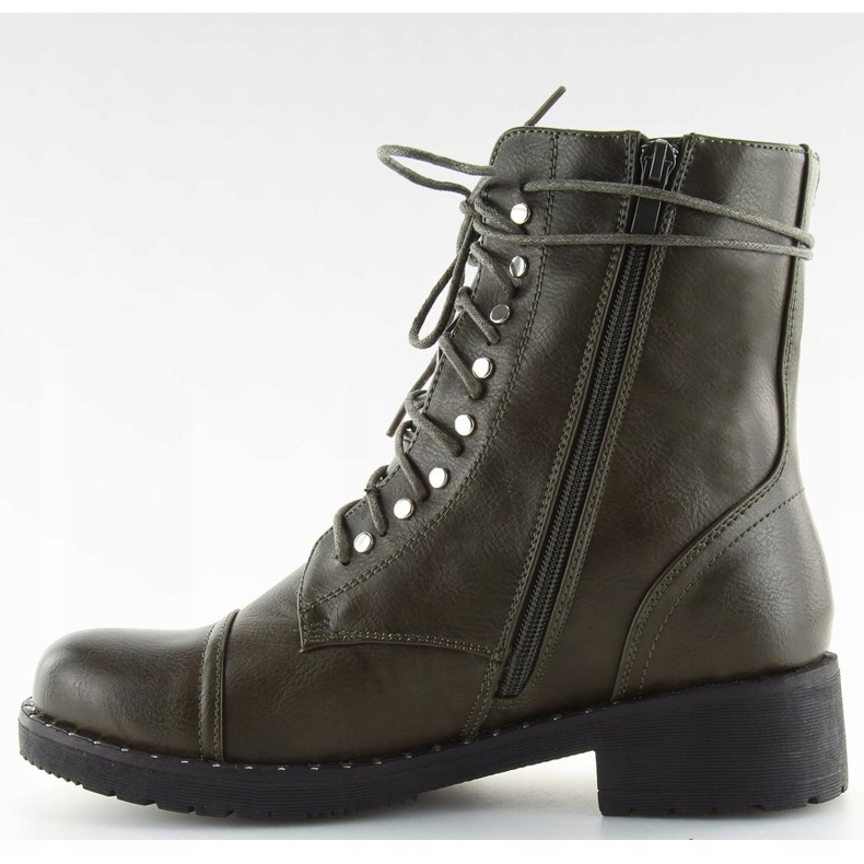 Zelene čizme s klinovima B0-193 Zelene zelena 2