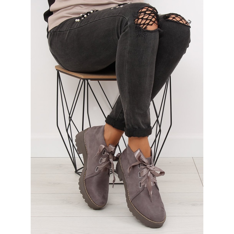 Sive čizme za žene sive LL219 Siva 1