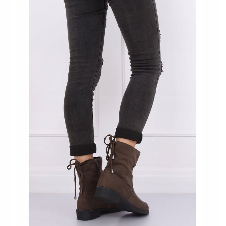 Zelene ženske čizme u kaki boji 7378-PA Zelene 1