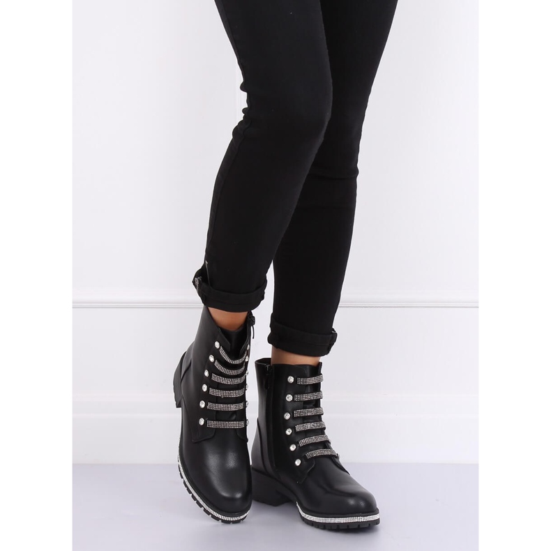 Crne vojne čizme CH1818-1 Crne crna 2