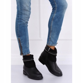 Crne ženske čizme Chelsea HFN-2276-2 Crne crna 1