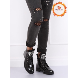 Crne lakirane ženske čizme NC866 Black crna 1