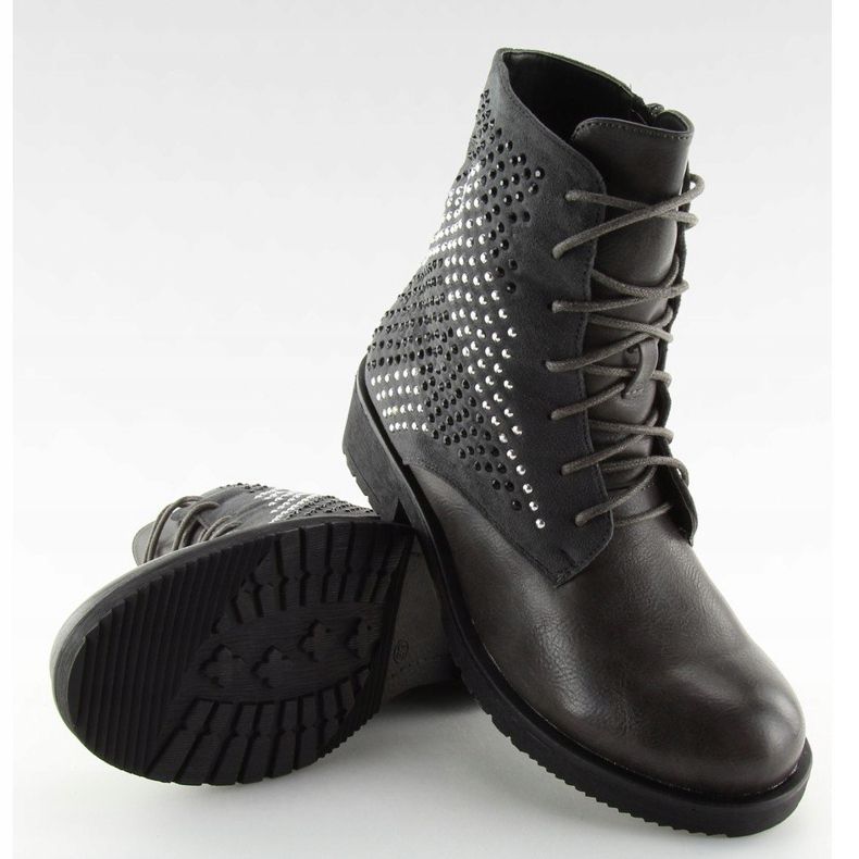 Sive ženske čizme sive FC-H65 Siva 2