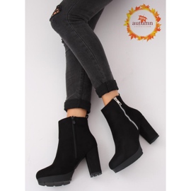 Čizme na post crne 0-282 Crne crno 1