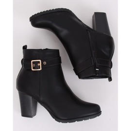 Crne čizme s visokim potpeticama F169 Crna 2