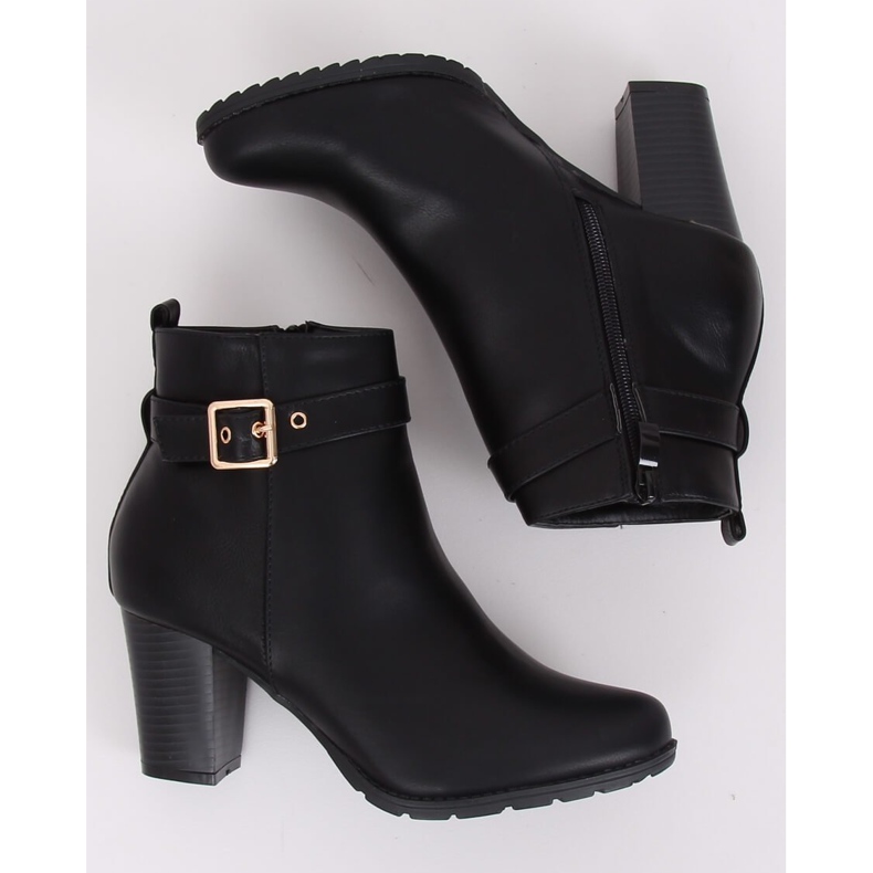 Crne čizme s visokim potpeticama F169 Crna 2