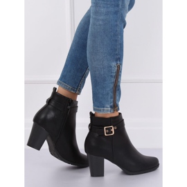 Crne čizme s visokim potpeticama F169 Crna 1