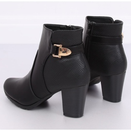 Crne čizme s visokim potpeticama F168 Crna 1