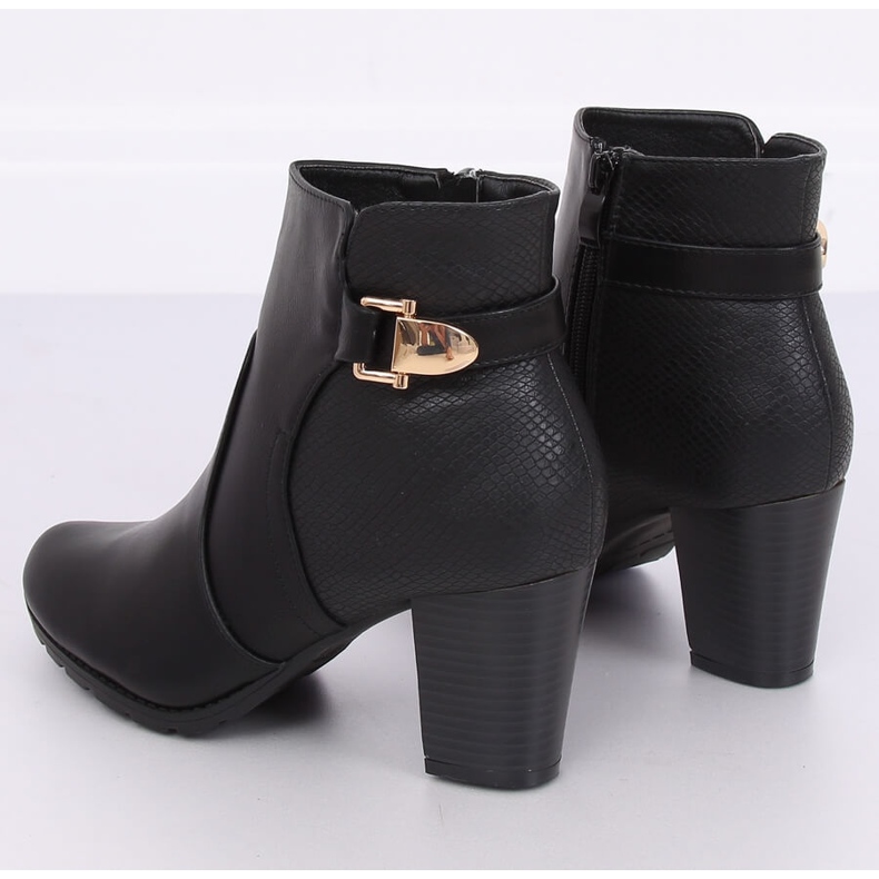 Crne čizme s visokim potpeticama F168 Crna 1