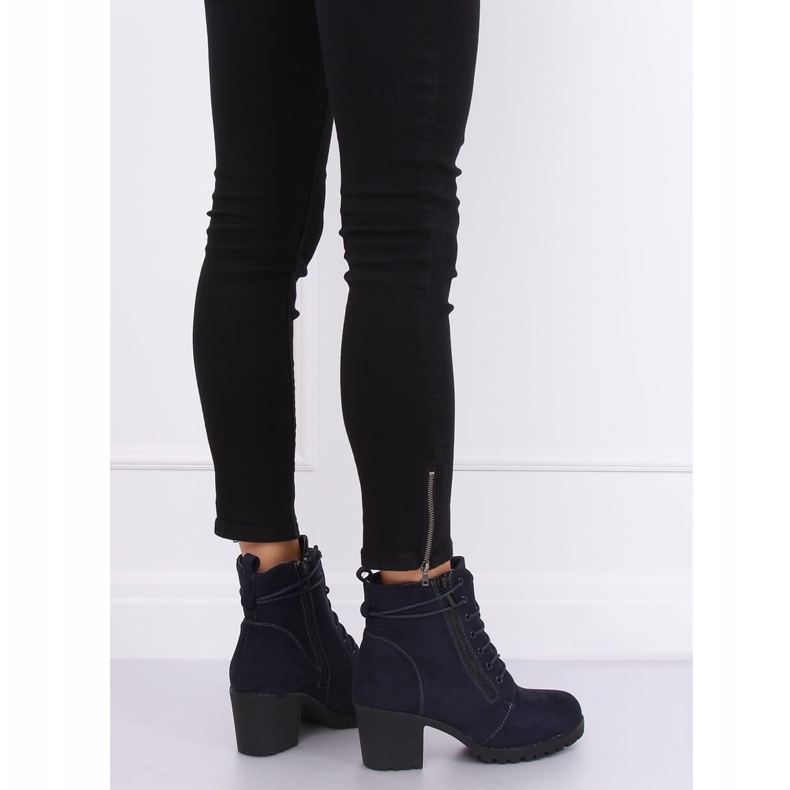 Mornaričke čizme na štitniku W358 Plava mornarsko plava 1