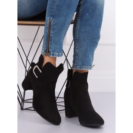 Crne YL53 Crne čizme s visokim potpeticama crna 2