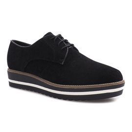 Crne cipele na vezanje od Paulette crna 1