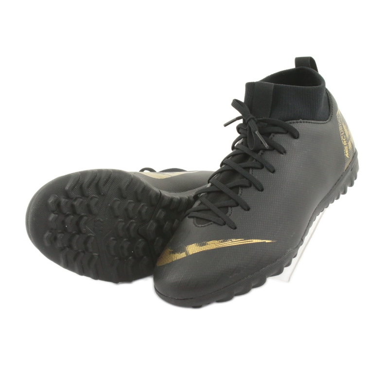 Nike Mercurial SuperflyX 6 Academy Gs Tf Jr AH7344-077 nogometne cipele crno 4