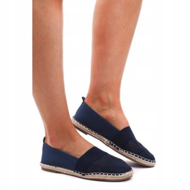 Ažurne tenisice Espadrilles 188-38 Navy Blue mornarsko plava 1