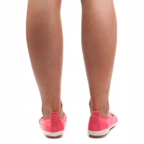 Suede Ballerinas Espadrilles 889-103 Ružičasta 2