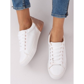 Ženske bijele tenisice i tenisice od šampanjca A88-29 W-CHAMPAGNE bijela višebojan 2