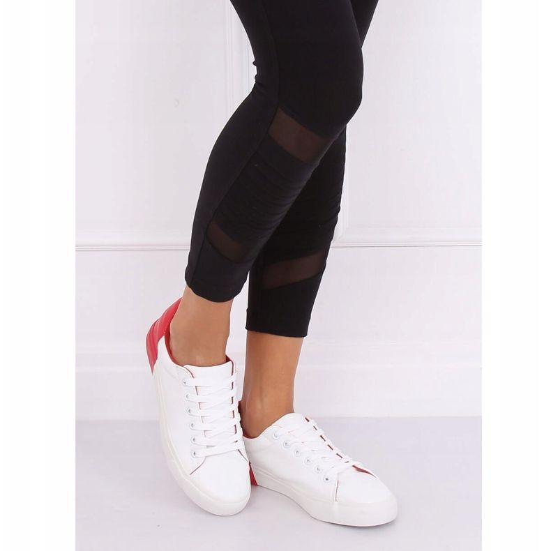 Ženske tenisice bijele i crvene A88-29 W-RED bijela crvena 1