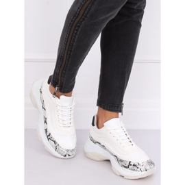 YY-02 Bijele zmijske bijele sportske cipele bijela raznobojna 1