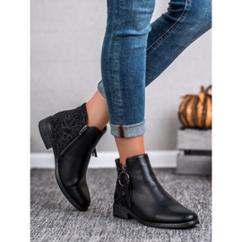 Filippo Elegantne čizme s patentnim zatvaračem crna 1