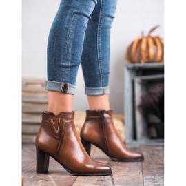 Vinceza Smeđe čizme na postu smeđa 1