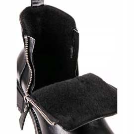 Vinceza Čizme s niskim gležnjevima s patentnim zatvaračem crna 1