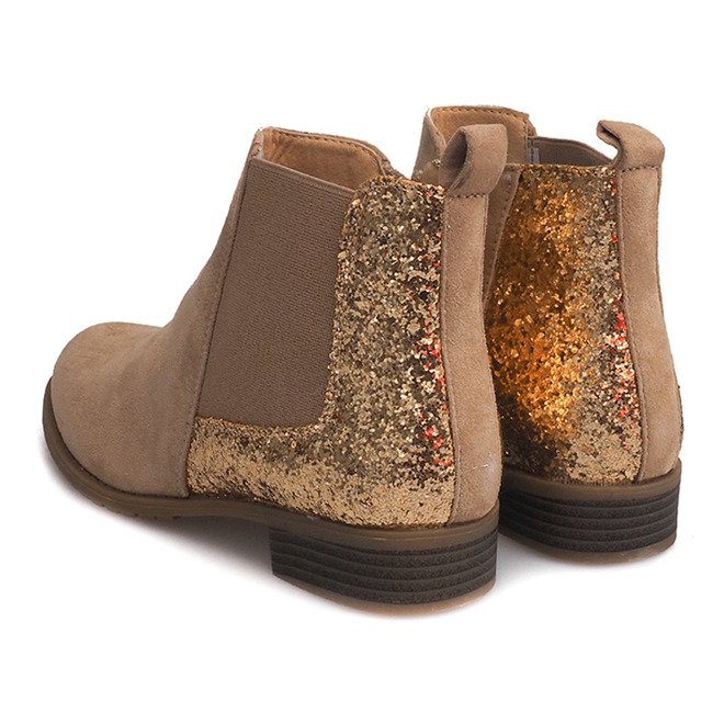 Čizme od antilopa Jodhpur C178 Bež 1