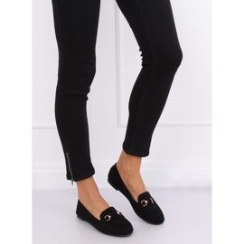 Crne ženske mokasine 99-259 Crne crno 2