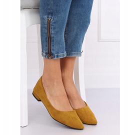 Žute RC-76 Žute balerinke s bademastim prstima žuta boja 2