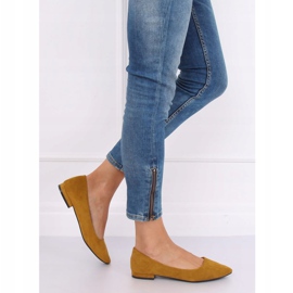 Žute RC-76 Žute balerinke s bademastim prstima žuta boja 1