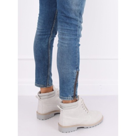 Sive drvene čizme od drveta W-3033 Sivo siva 2