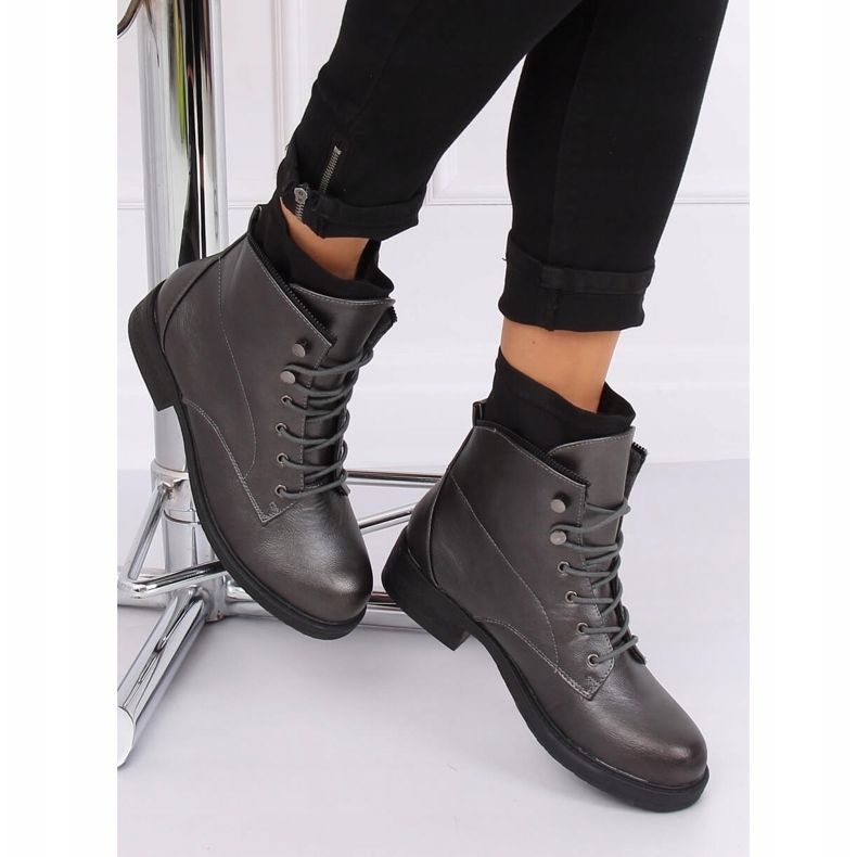 Grafitne 100-901B0-1 ženske kositarne čizme crna 2