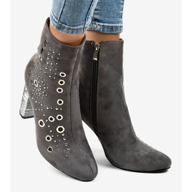 Sive antilop čizme na stupu AE28P siva 2