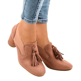 Crvene antilop pumpe na stupu LL-97P ružičasta 1