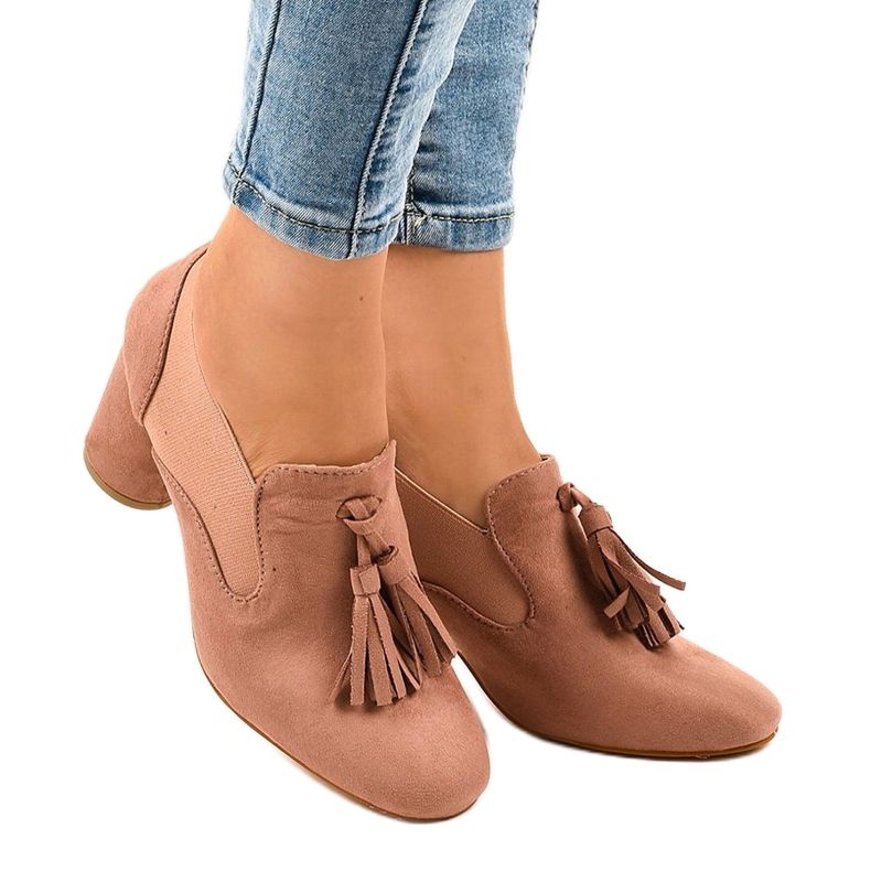 Crvene antilop pumpe na stupu LL-97P ružičasta 1